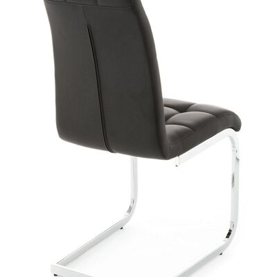 COSY BLACK Stuhl aus Kunstleder