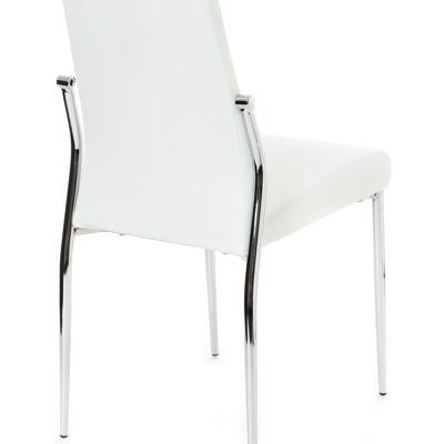 Chaise MARGO' BLANCHE en cuir synthétique