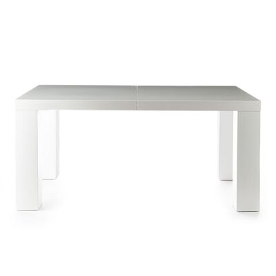IMPERIAL table in white lacquered MDF