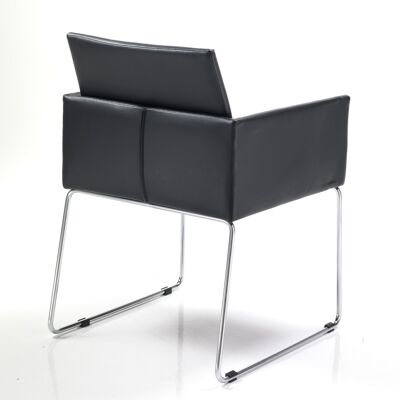 EMMA BLACK upholstered chair