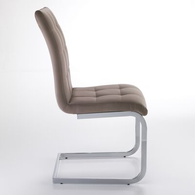 COZY TORTORA chair in synthetic leather