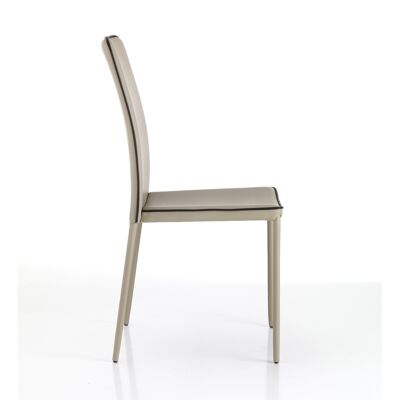 KABLE TORTORA chair in synthetic leather