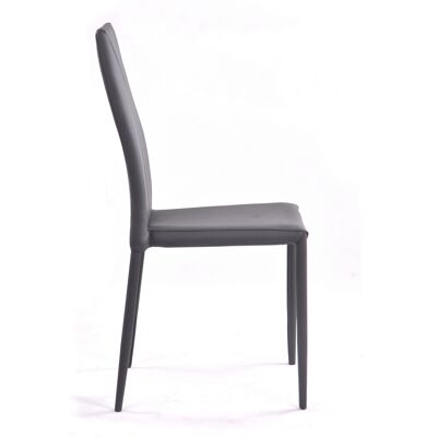 SALLY GRAY chair in synthetic leather