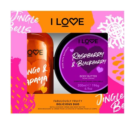 I Love Delicious Duo Gift Box - Fabulously Fruity