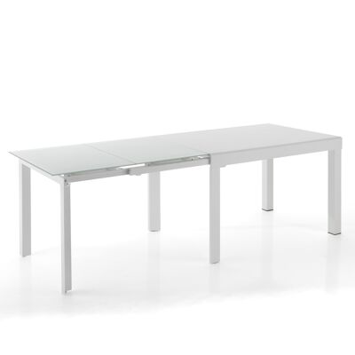 Table extensible LONG - BLANC