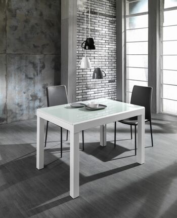 Table extensible LONG - BLANC 3