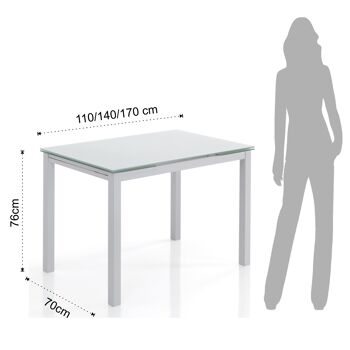 Table extensible FAST BLANC 5