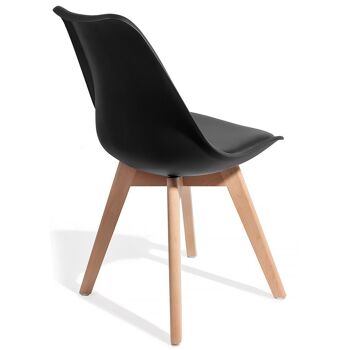 Chaise KIKI EVO WOOD - NOIR 3