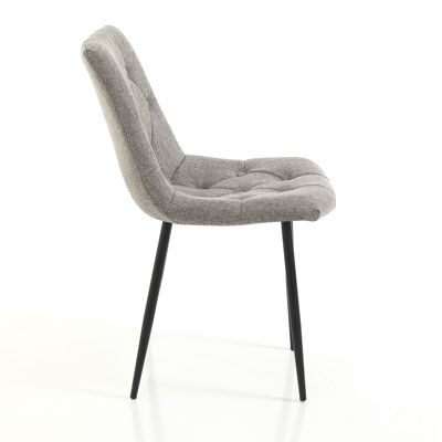 CLOUD GRAY chair in fabric