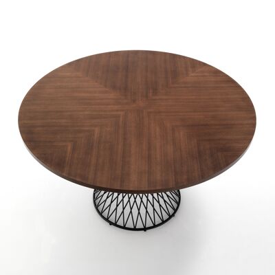 CLEW table in walnut finish MDF