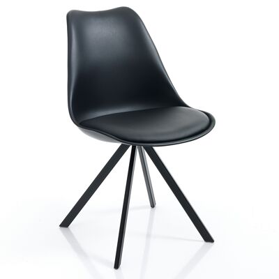 KIKI SLIM chair - BLACK