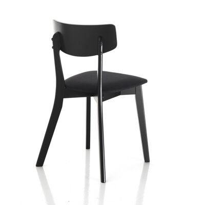 VARM BLACK Stuhl aus Stoff