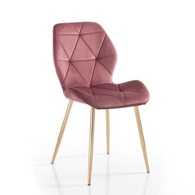 NEW KEMY GOLD-PINK chair
