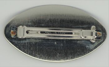 Barrette 6 cm qualité supérieure, Moulin en Hollande Claude Monet, clip made in France 2