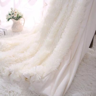 Luxurious super soft plush blanket Kingsize | 160cm x 200cm | Black | Christmas gift tip!