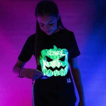 T-shirt Jack O Lantern Interactive Glow - Édition Halloween 3