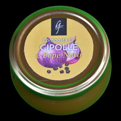 Compote pour fromages Oignon Rouge et Poivre Noir