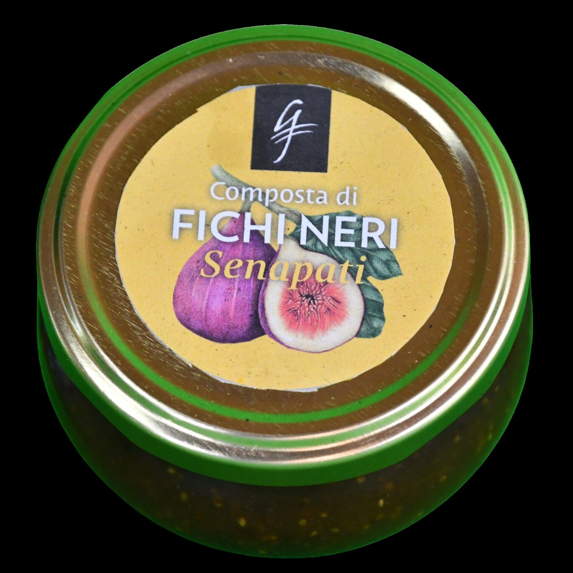 Compote of black mustard figs