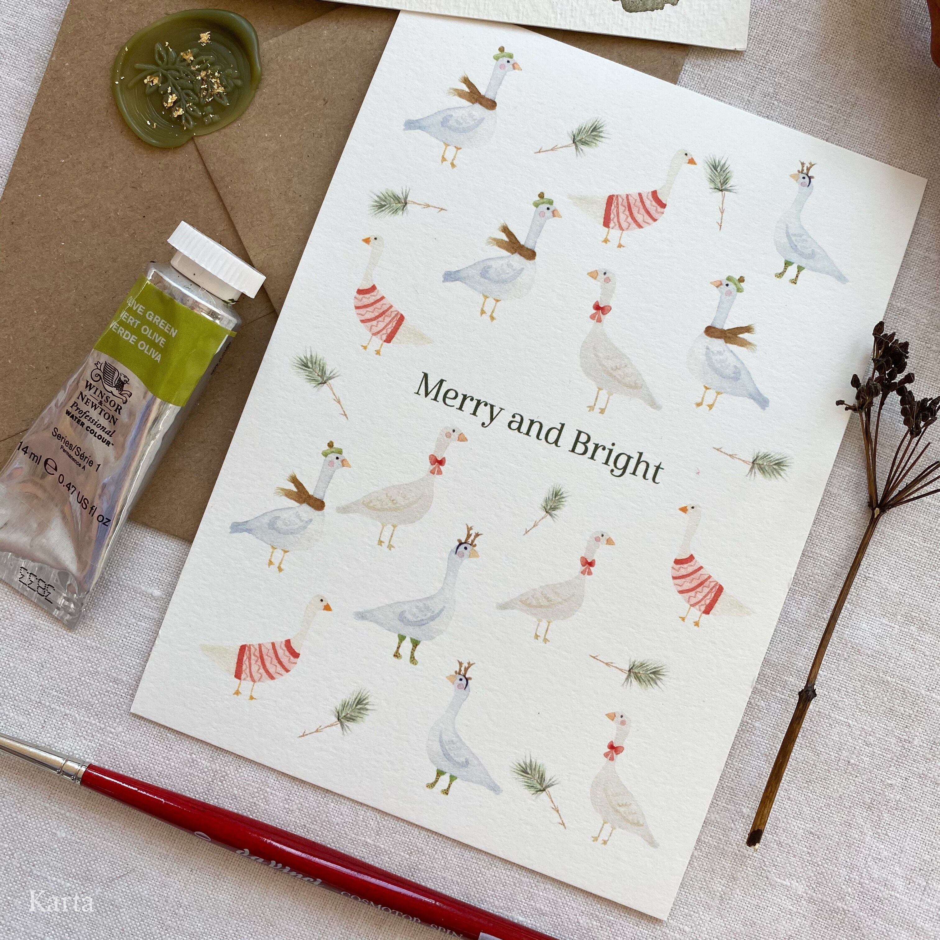 Cartolina di Natale - Spirito invernale