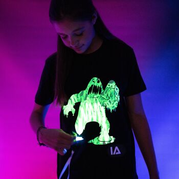 Slime Monster Interactif Phosphorescent T-Shirt 5