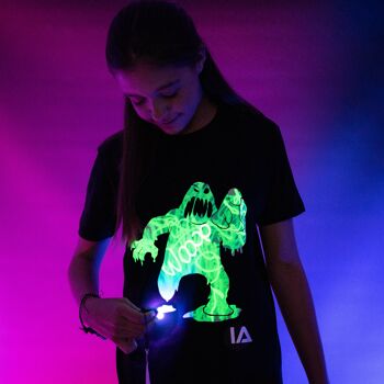 Slime Monster Interactif Phosphorescent T-Shirt 6