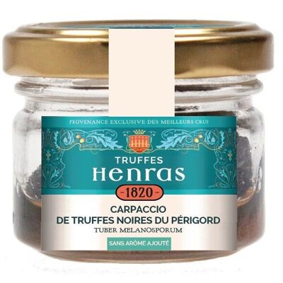 Carpaccio of Périgord black truffles 53% - NO ADDED AROMA