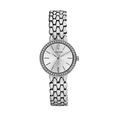 TM10158-03 - Montre femme analogique Trendy Kiss - Bracelet métal - Barbara