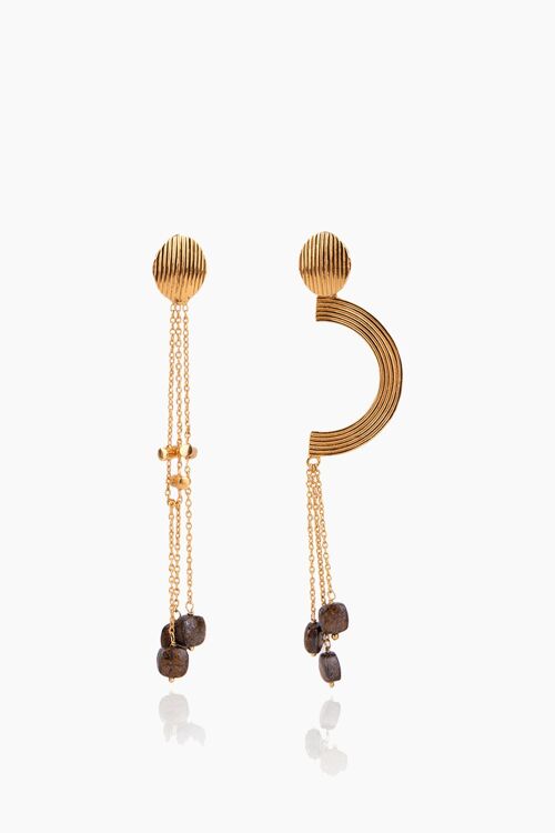 Tanika&Eloisa Bronzite gold shiny