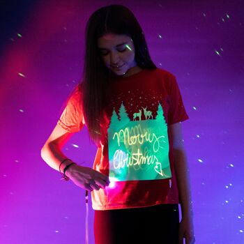 T-shirt lumineux interactif renne - Édition de Noël 3