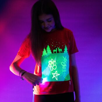 T-shirt lumineux interactif renne - Édition de Noël 5