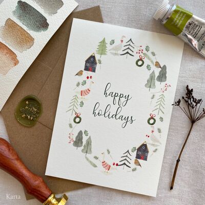 Christmas card - Nordic holidays