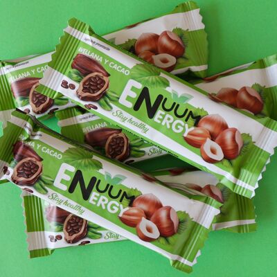 NUUM Energy Cocoa and Hazelnut Bars
