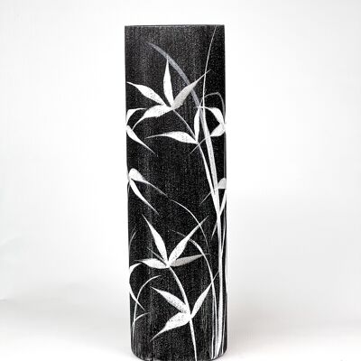 Vase en verre décoratif d'art 7018/500/sh154