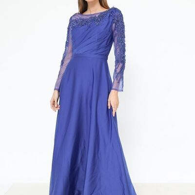 Royal Blue Long Sleeve Dress
