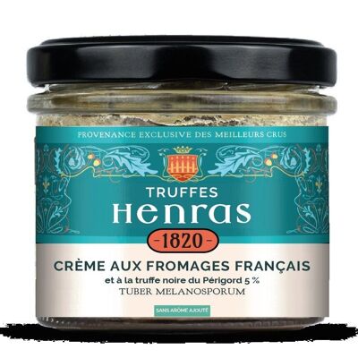 Crème aux fromages français et à la truffe noire du Périgord 5 % - SANS ARÔME AJOUTÉ