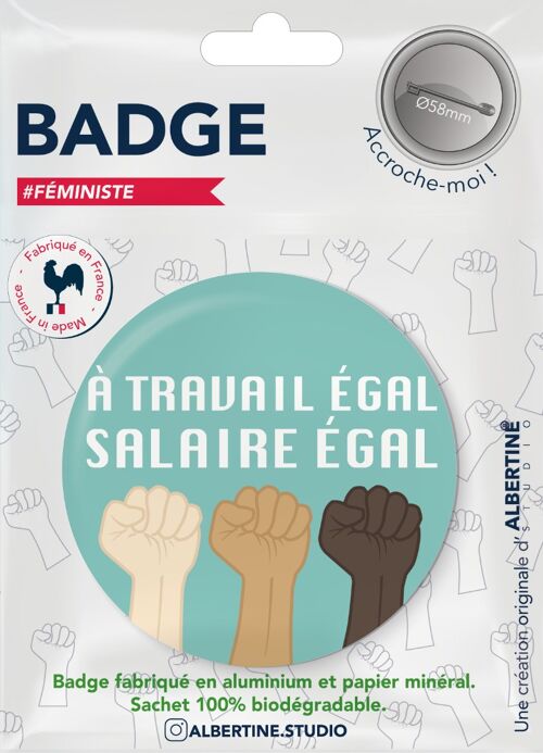 BADGE À travail égal salaire égal