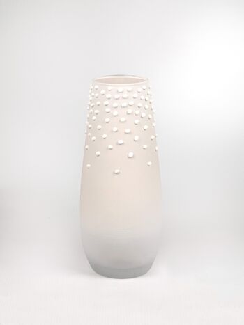 Vase en verre décoratif d'art 9684/260/sh350