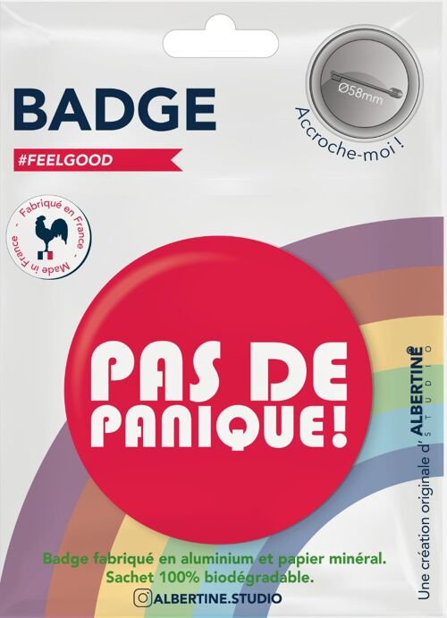 BADGE PAS DE PANIQUE