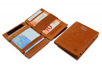 Cavare Coin Pocket Camel Marron 4