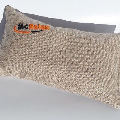 Computer mouse cushion, millet shells, linen grey, Art. 3113220