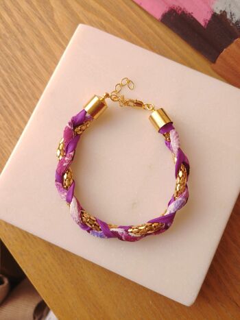 Bracelet Chirimen Violet 3