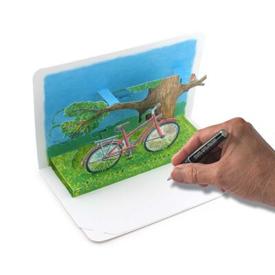 Bicycle pop-up card