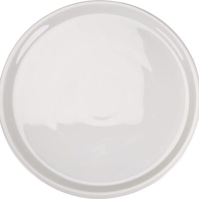 Pizza plate, White, 33 cm. porcelain