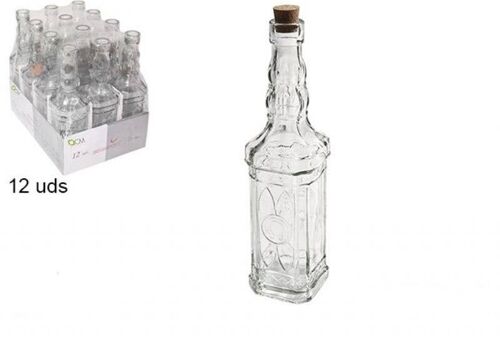 Wonderful Bottiglie Vetro Grappa Limoncello c/tappo 500 ml.