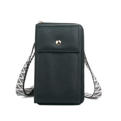 ORTA NOVA Casoli Portafogli Donna Crossbody Nero