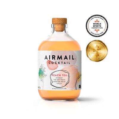 Pfirsichtee - Cognac-Cocktail - 1L