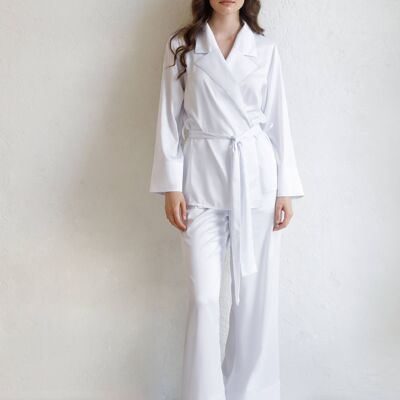 Bridesmaid Satin Pajamas for Women Nightwear Silk Pyjama Set