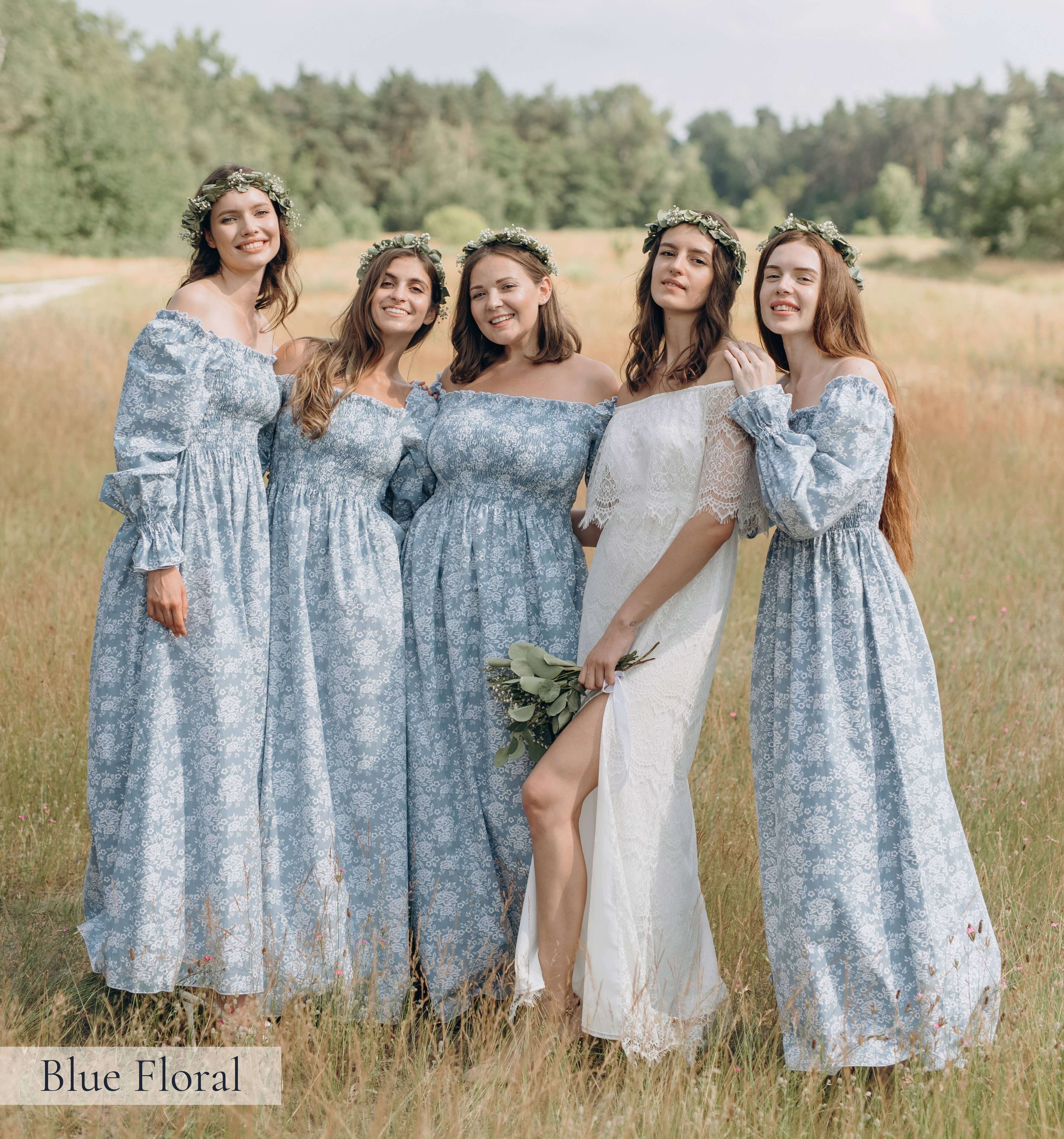 Cotton 2024 bridesmaid dress