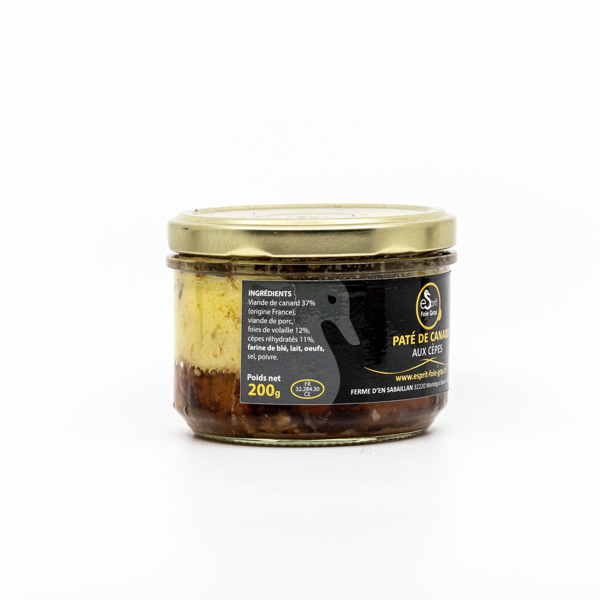 Paté de canard aux cèpes 200 g