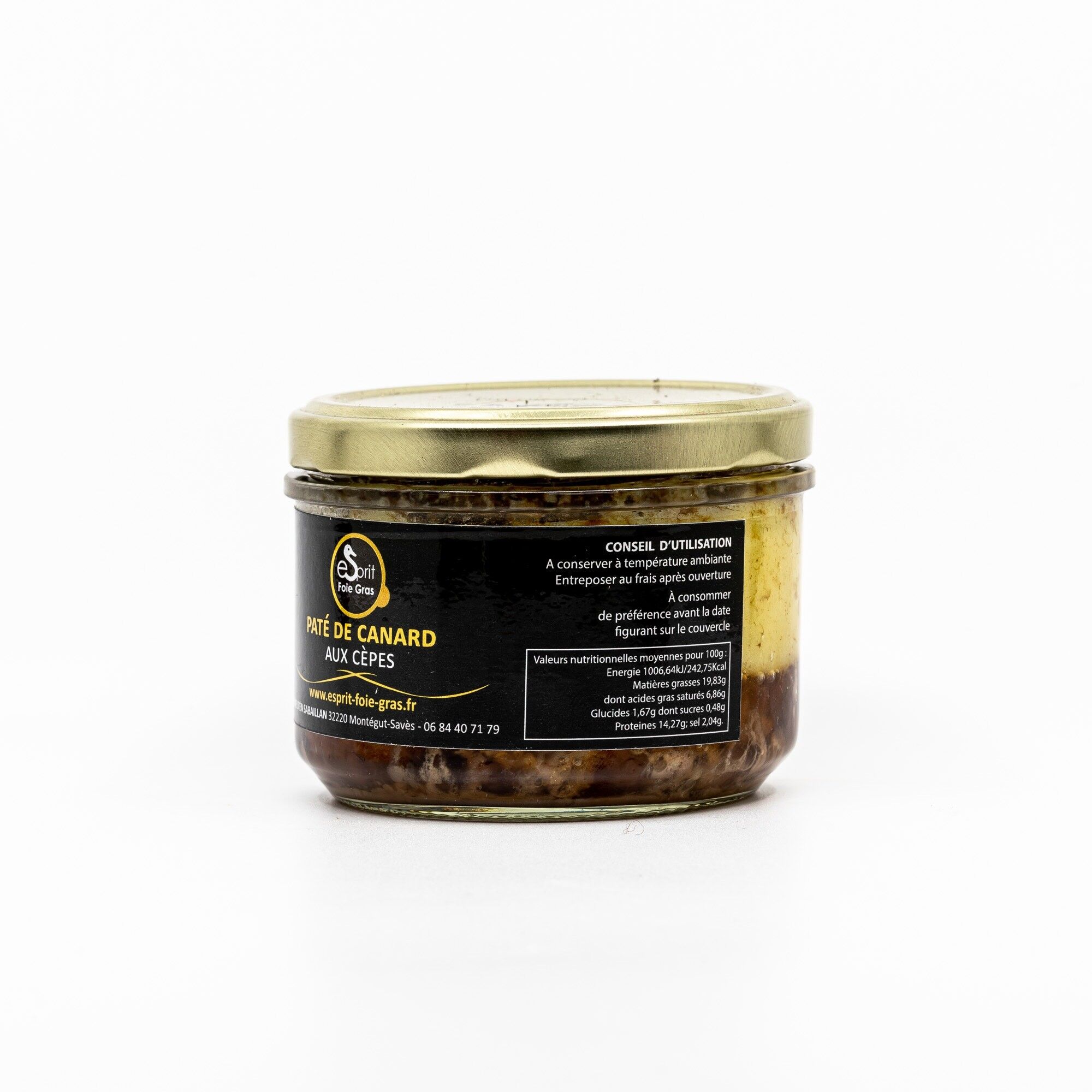Paté de canard aux cèpes 200 g